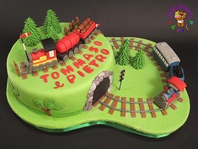 Train cake - Cake by Sheila Laura Gallo
