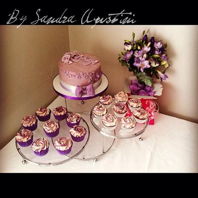 Purple Feast - Cake by Sandra Agustini
