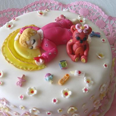 Sleeping baby - Cake by Eva Kralova