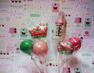 Baby Shower cake pops - Cake by Alexis M