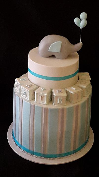 Baptism Cake - Cake by Julie's Heavenly Cakes 