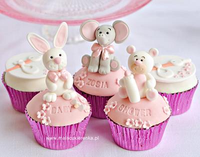 Baby Shower Cupcakes - Cake by Natalia Kudela