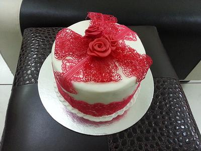 Sugar Lace Cake - Cake by JudeCreations
