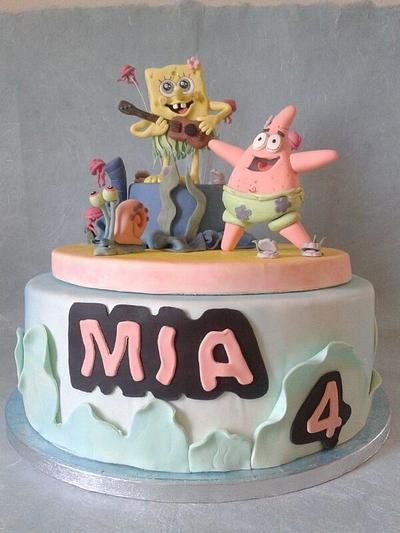 spongeboob and friends - Cake by jennyb84
