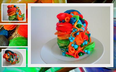 Pancake coral reef - Cake by MandysCandies