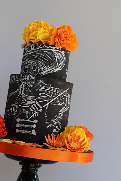 Día De Los Muertos - Sugar Skull Bakers Collaboration - 2017 - Cake by Jennifer Kennedy O'Friel - Sweet JennieD