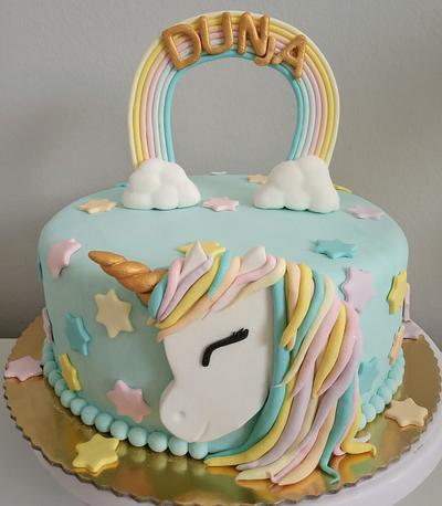 Unicorn birthday cake - Cake by LanaLand