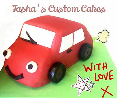 A little red car - Cake by Tasha's Custom Cakes