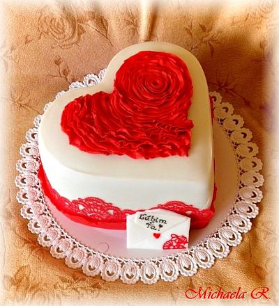 Love you cake - Cake by Mischell