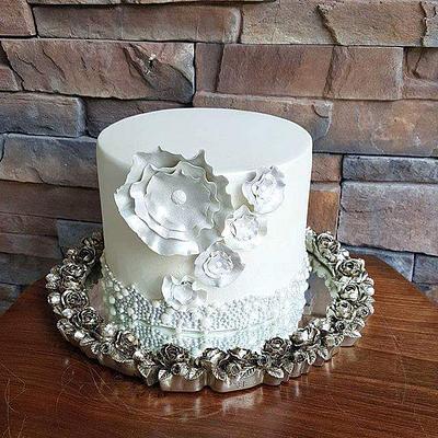 Engagement Wedding Cake - Cake by Mora Cakes&More