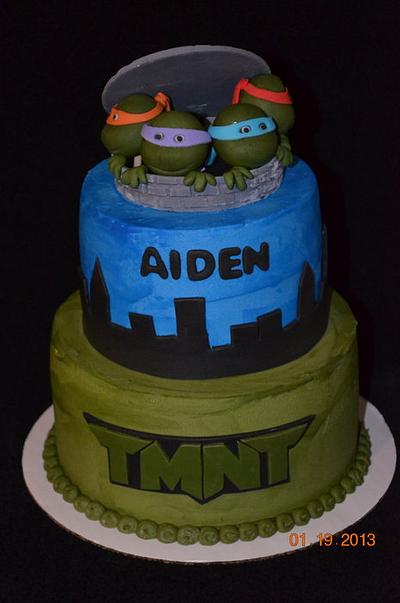 TMNT - Cake by Chassity