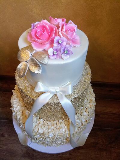 Wedding cake - Cake by Moniena