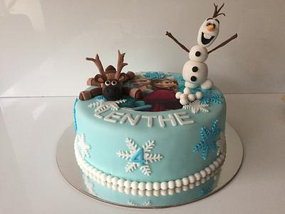Frozen cake Lenthe  - Cake by Shivanne