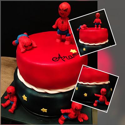 Baby spiderman  - Cake by Dolce Follia-cake design (Suzy)