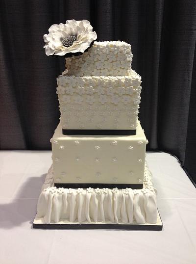 White wedding cake - Cake by Jane Stangl