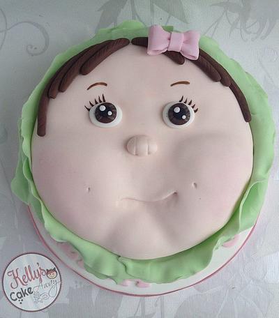 cute cabbage patch doll - Cake by Kelly Hallett