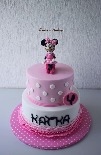 Minnie Mouse - Cake by Kmeci Cakes 