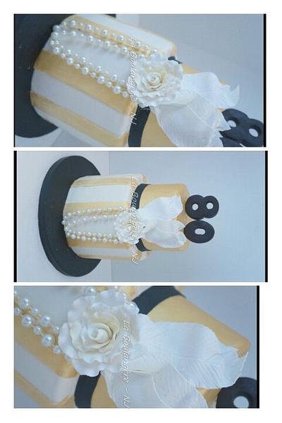 20s/Gatsby inspired cake - Cake by KAT