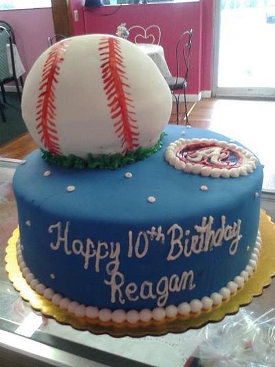 Baseball Cake - Cake by SweetPsCafe