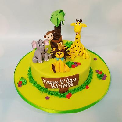 Animal kingdom  Cake - Cake by Urvi Zaveri 