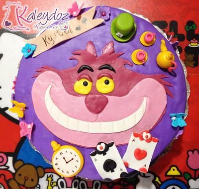 Alice in Wonderland Cake - Cake by Kaleydoz Repostería