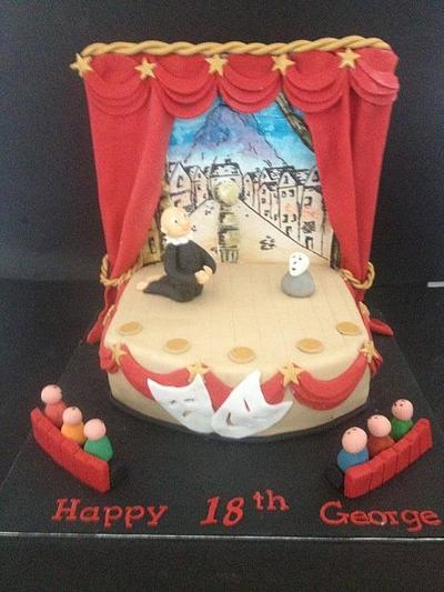 A night at the theatre  - Cake by Bubba's cakes 