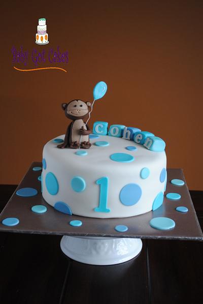 Monkey 1st Birthday - Cake by Baby Got Cakes