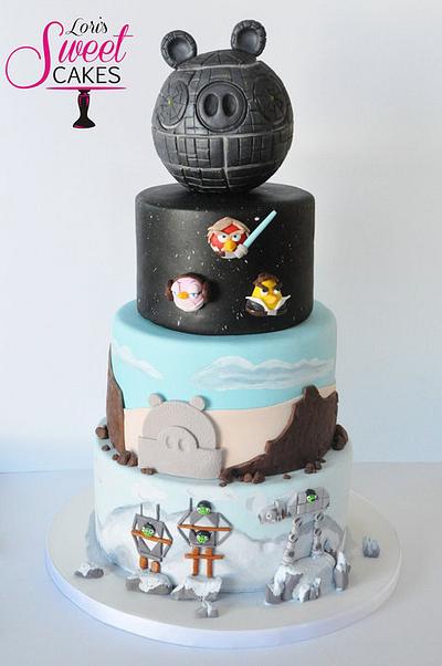 Angry Birds Star Wars  - Cake by Lori's Sweet Cakes