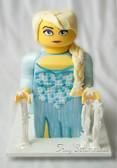 Lego Elsa - Cake by Emma Stewart