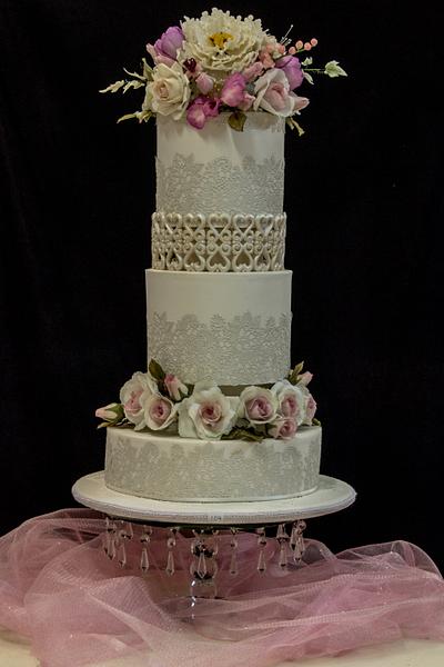 Spring Wedding Cake - Cake by Lena da Cruz