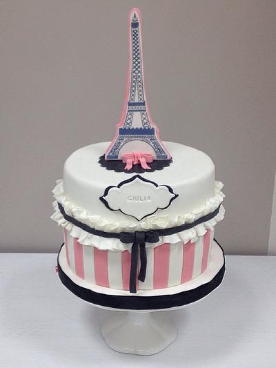 Paris themed - Cake by Naike Lanza