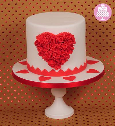 Valentine cake - Cake by Jdcakedesign