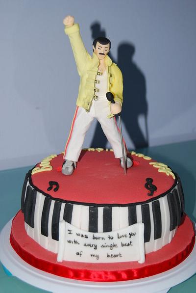 Freddie Mercury Cake - Cake by ManuelaOrsanigo