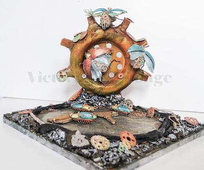 Magical Machine Beetles; Critters for the Magical Dragon Machine Collab - Cake by Victoria Forward