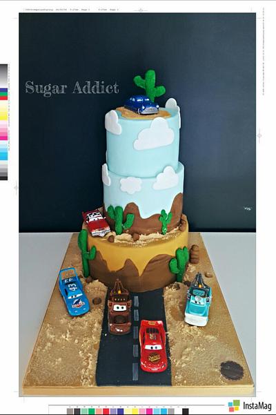 cars - Cake by Sugar Addict by Alexandra Alifakioti