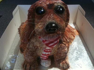 dog cake  - Cake by mick