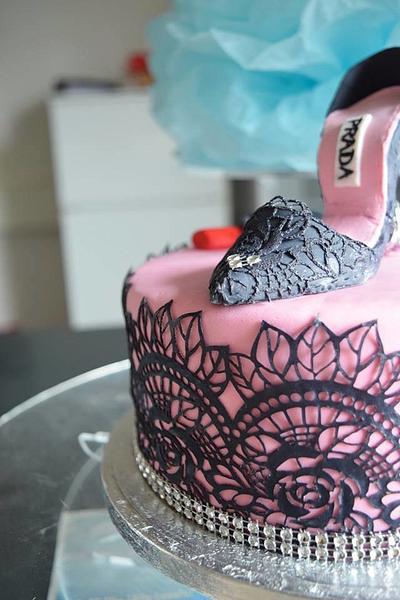 Shoe Cake "Prada" - Cake by Lena