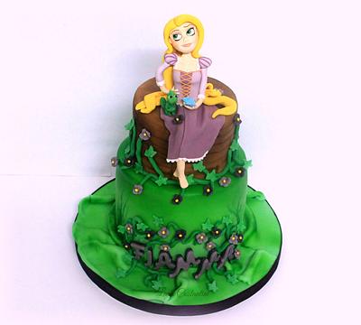 Rapunzel Cake!!! - Cake by Lara Costantini