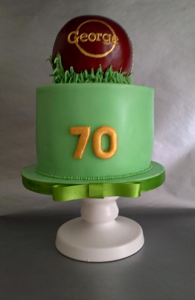 Mad about Cricket! - Cake by Essentially Cakes