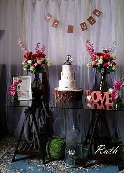 Travel Wedding cake  - Cake by Ruth - Gatoandcake