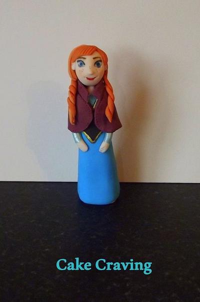 anna frozen icing model - Cake by Hayley