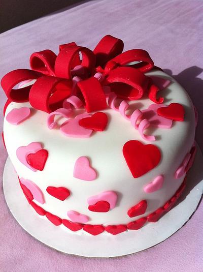 Hearts Cake - Cake by Twins Sweets