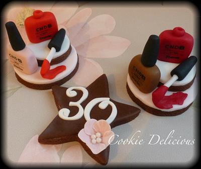 Shellac Nail Polish Cookies - Cake by Cookie Delicious
