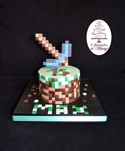 Minecraft  - Cake by Ô gourmandises de Mary