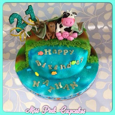 21st birthday cake  - Cake by Rachel Bosley 