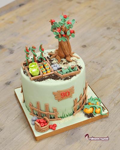 Vegetable garden cake - Cake by Naike Lanza