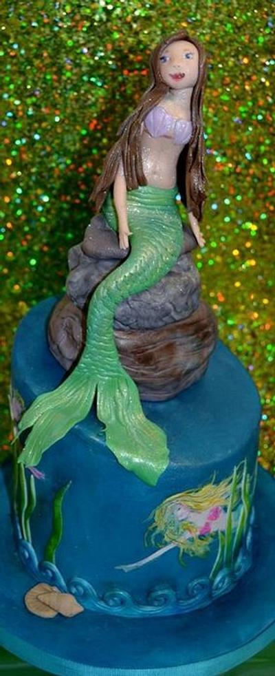 Katy's Mermaid - Cake by Jenny Kennedy Jenny's Haute Cakes