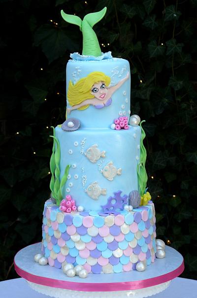 Mermaid  - Cake by Karens Kakes