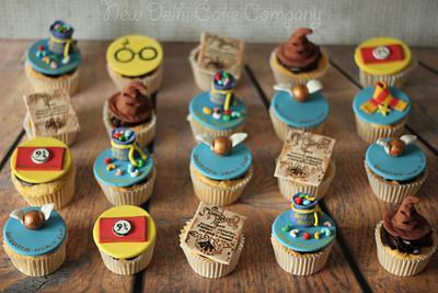 Harry Potter inspired cupcakes - Cake by Smita Maitra (New Delhi Cake Company)
