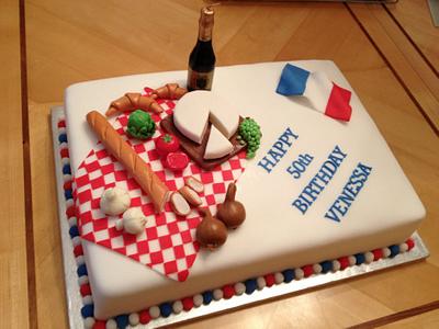 "All things French" - Cake by Caron Eveleigh